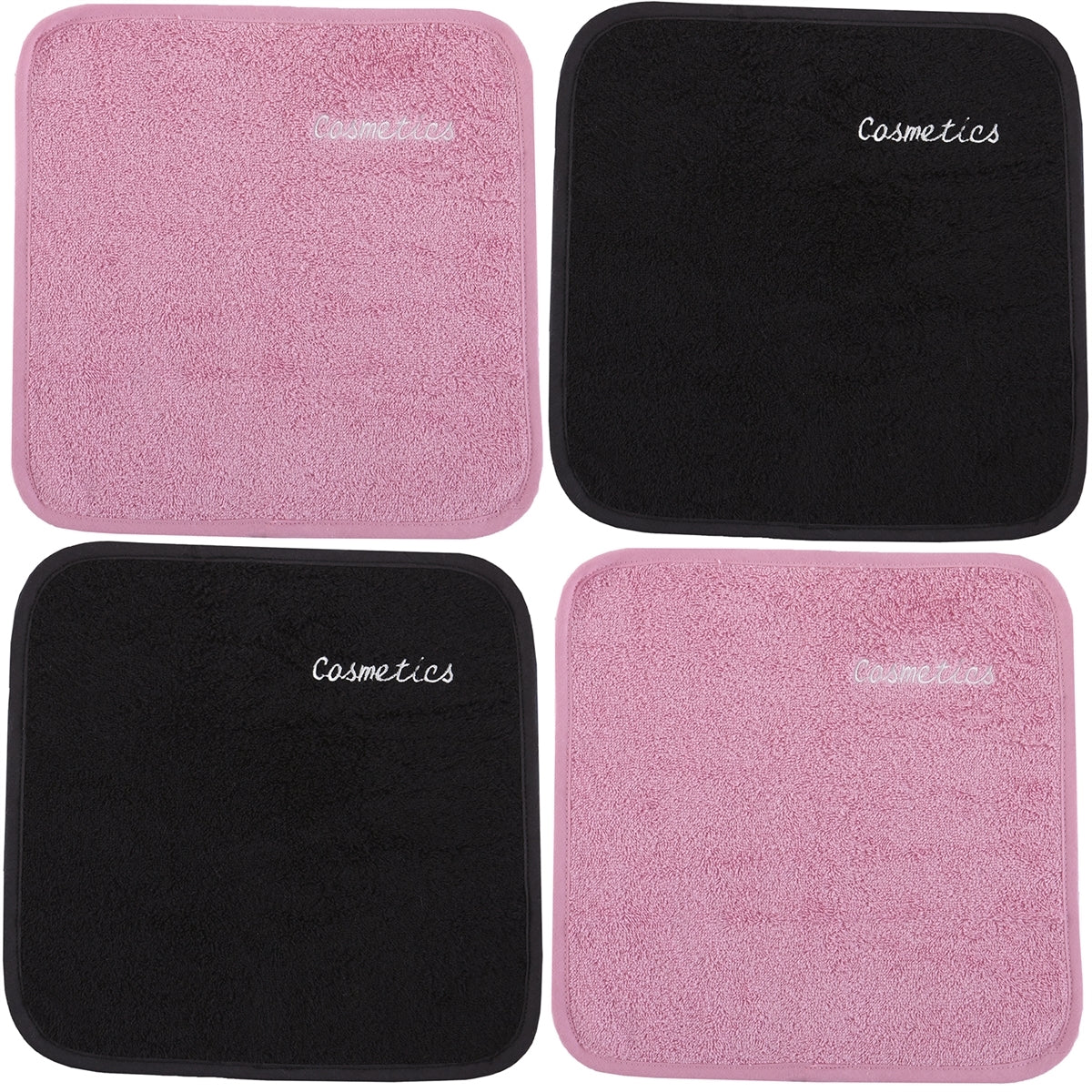 Turkish Parador® Chic Cosmetics Removal Facecloths Set of 4