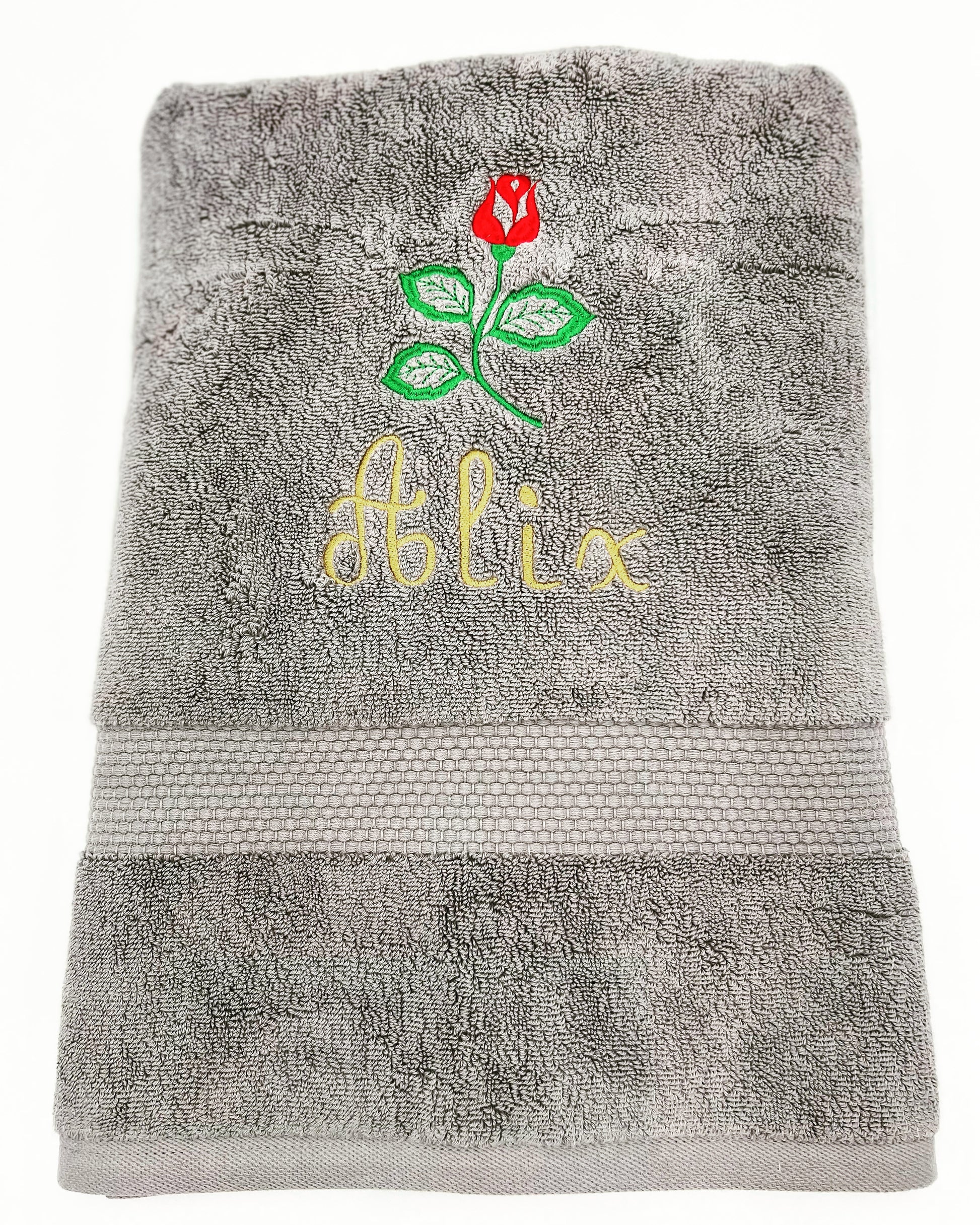 PERSONALIZED TOWELS WITH NAME (THIN CALLIGRAPHY) – Busatti - Shop
