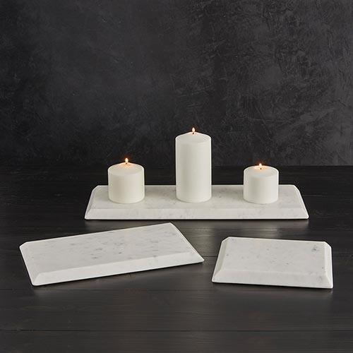 Marble Candle Stand - Large