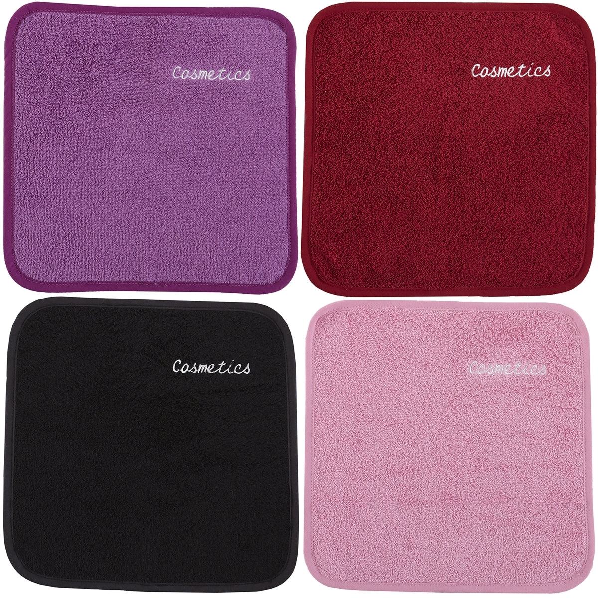 Turkish Parador® Chic Cosmetics Removal Facecloths Set of 4