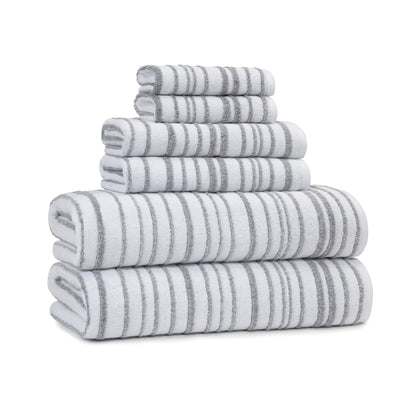 Halo Stripe Bath Towels