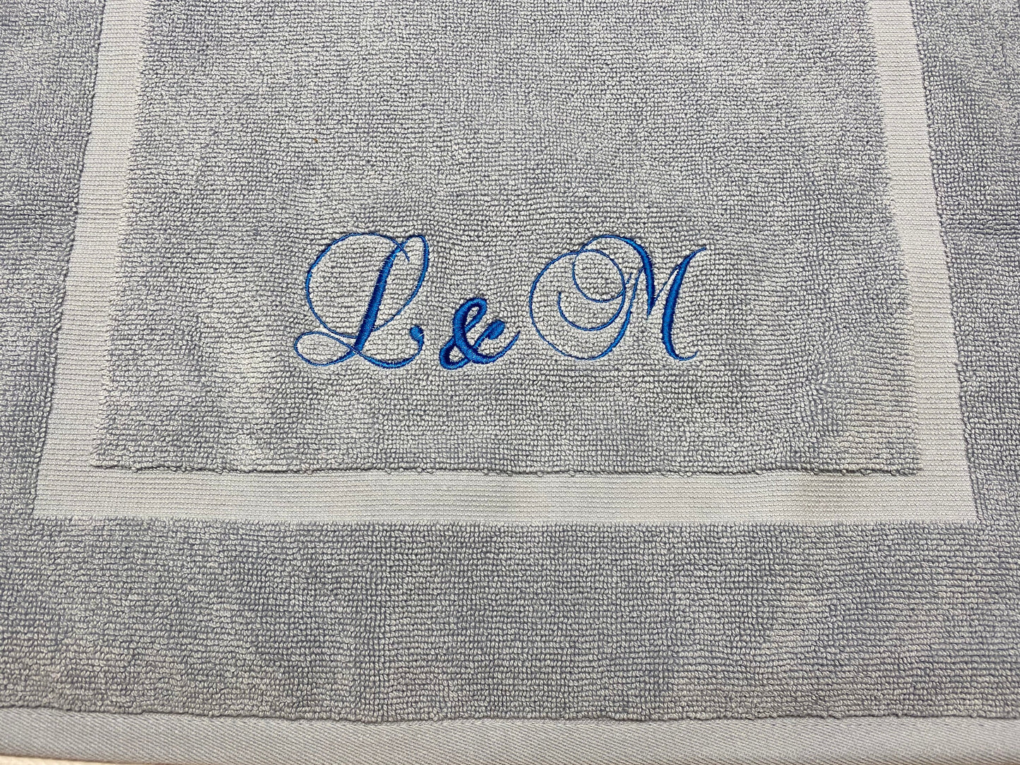 Personalized Bath Mat, Ultra Soft and Absorbent, Birthday, Wedding, Anniversary, Graduation Gifts, Machine Washable, 20"x34", 625 GSM