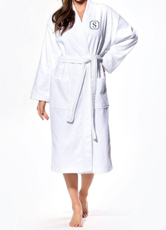 Luxury Turkish Terry Velour Kimono Robe, 100% Cotton, Personalized and Monogrammed Gifts, Wedding, Christmas, Birthday Gift, Unisex