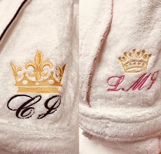 Luxury Turkish Terry Shawl Robe, 100% Cotton, Personalized and Monogrammed Gifts, Wedding, Christmas, Birthday Gift, Unisex