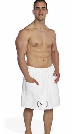Parador® Turkish Luxury Towel Wrap // Gift for Men or Groom // Terry Velour // 100% Cotton // Personalized/Monogrammed Sauna Kilt
