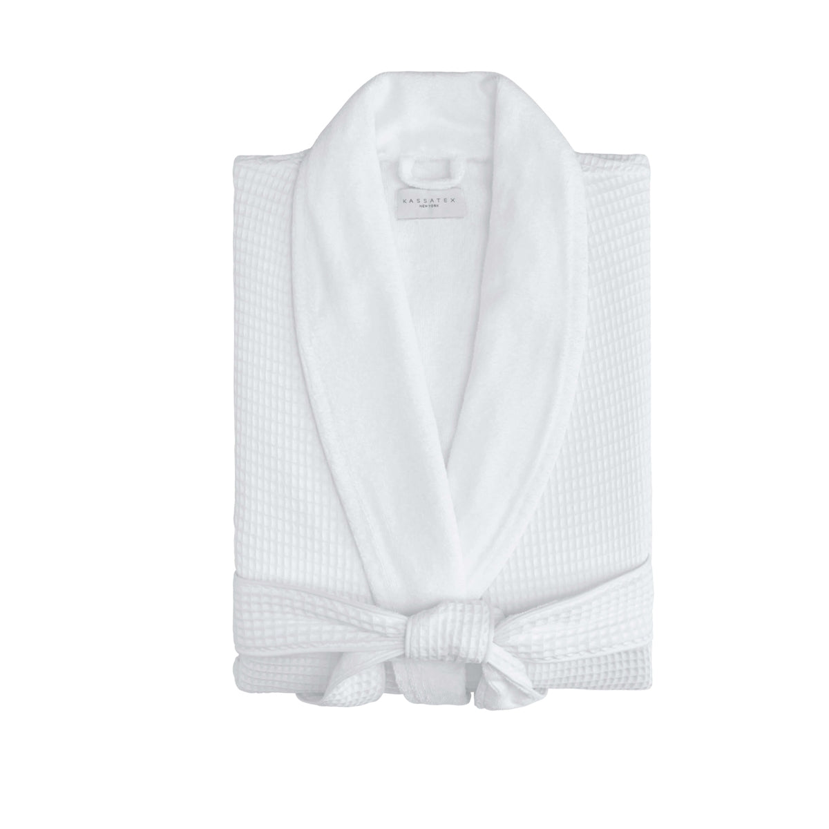 2nd Anniversary Waffle Terry Spa Robe, Made in Turkey